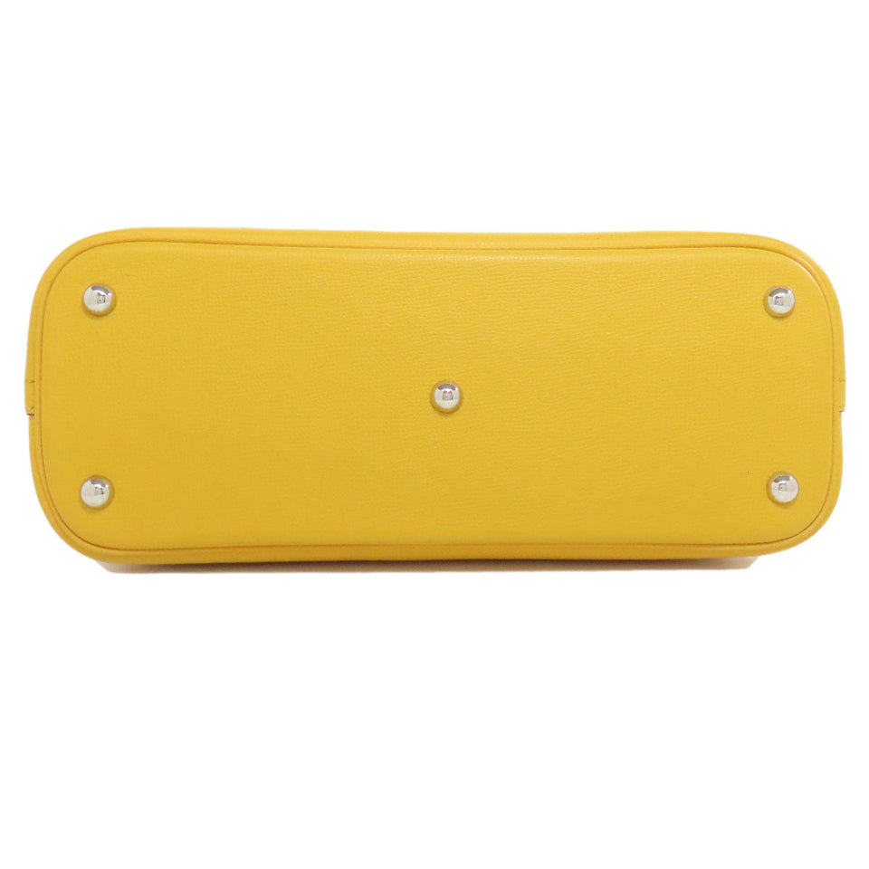 Hermes Tote Bag Epsom yellow Bolide 31 SilverMetal