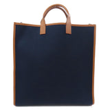 Hermes Handbag Towar Officche Navy VINYL Women