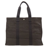 Hermes Handbag canvas gray Her LineGM