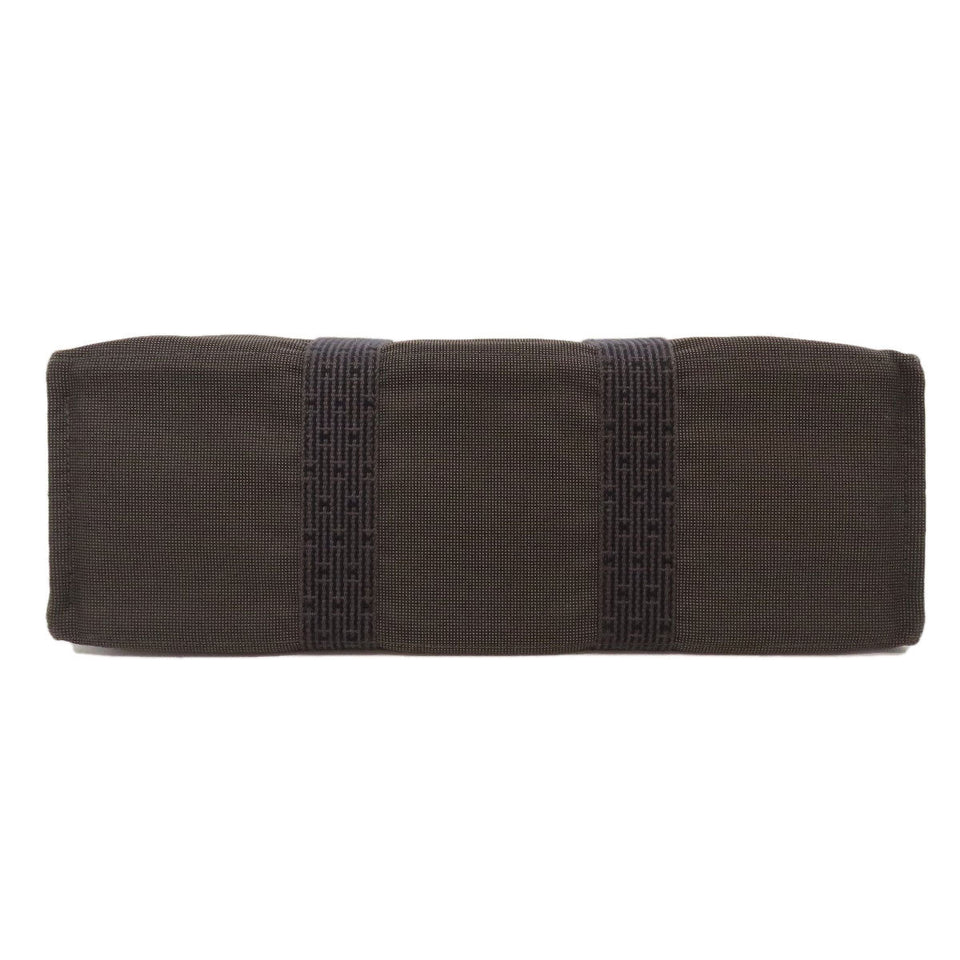 Hermes Handbag canvas gray Her LineGM