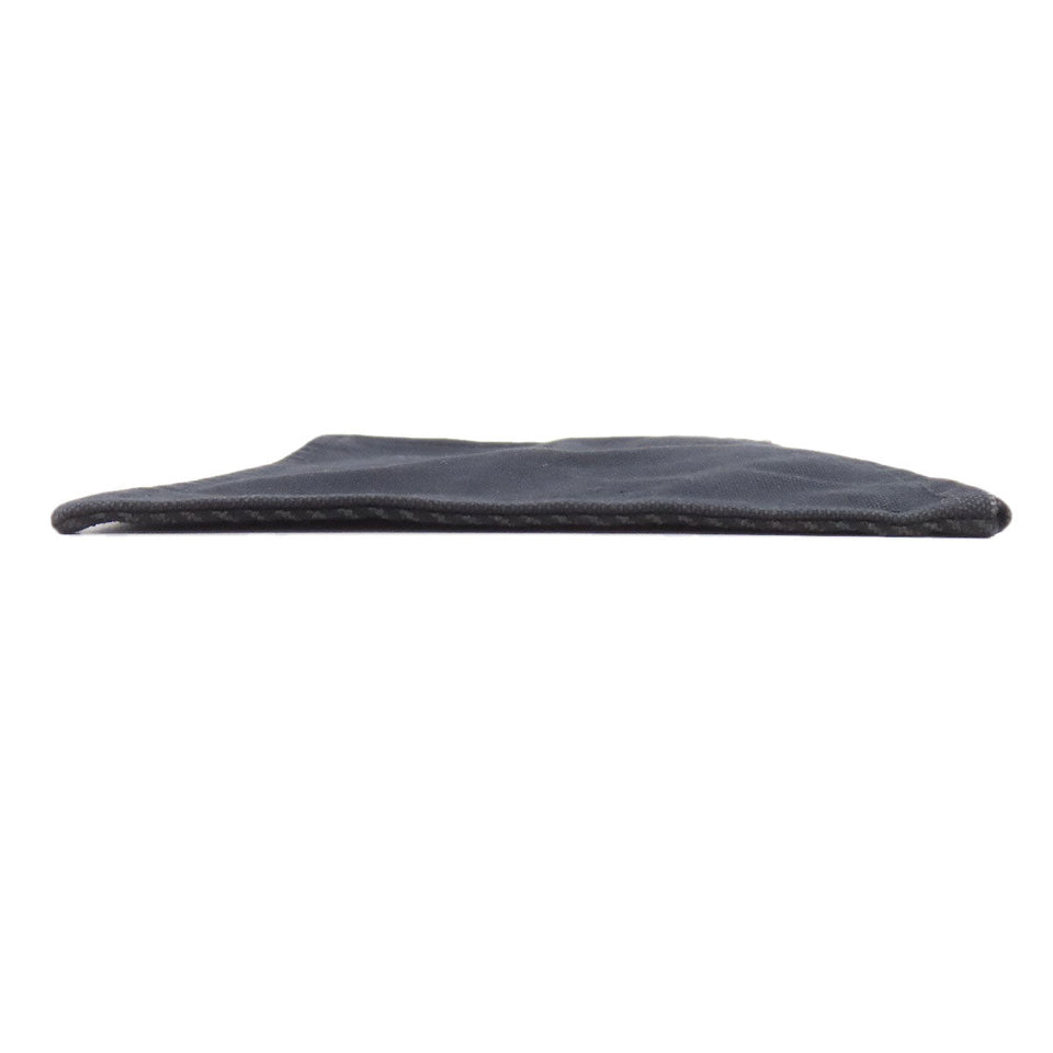 Hermes Accessory pouch cotton black logo Women