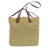 Gucci Tote Bag 370823 canvas Brown GG pattern reversible 2WAY
