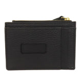 Gucci Coin case 574804 leather black GG Marmont Double G Women