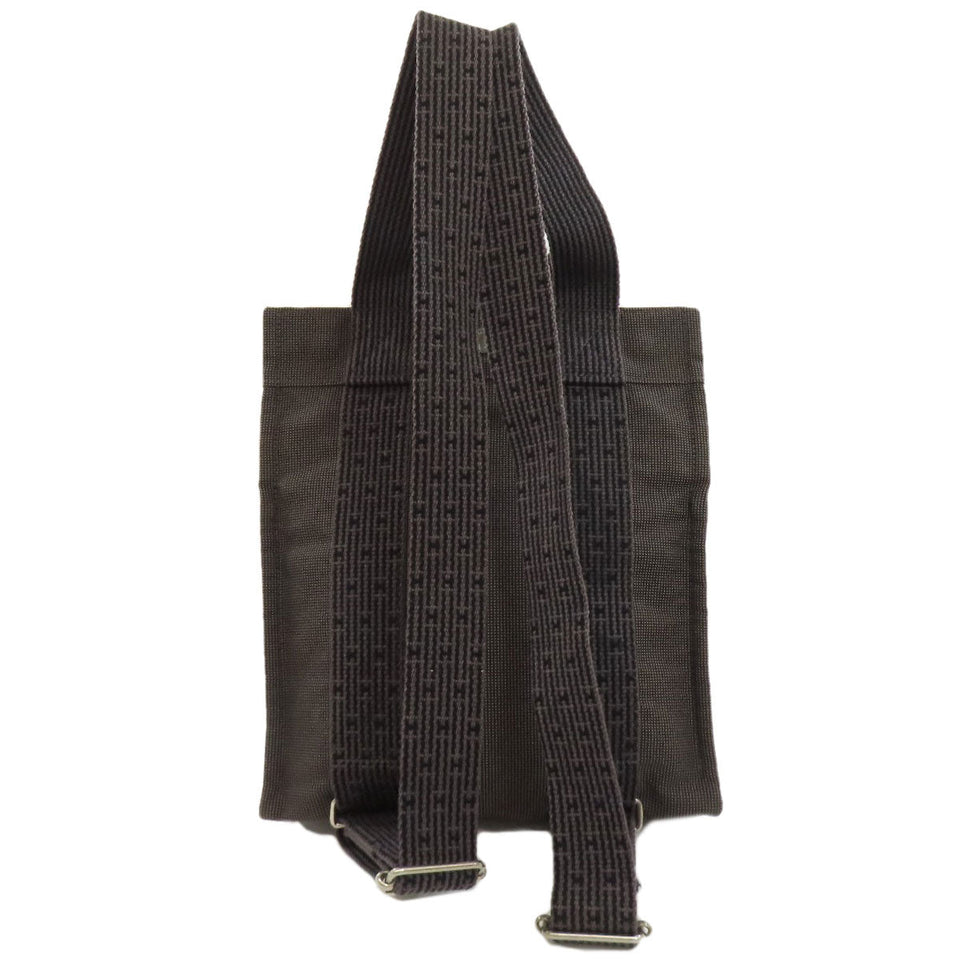 Hermes Backpack canvas gray Her Line add PM
