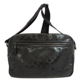 Gucci Shoulder Bag 211107 PVC black GG implementation