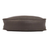 Hermes Shoulder Bag Taurillon Clemence Brown Evelyn 1 GM Silver Metal
