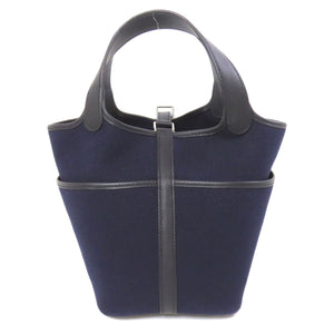 Hermes Handbag Towar Navy Picotan Rock Cargo PM Women