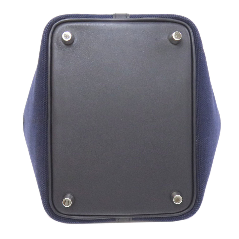 Hermes Handbag Towar Navy Picotan Rock Cargo PM Women
