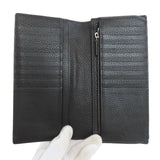 Gucci Long Wallet Purse 795296 leather black logo mens