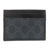 Gucci Card Case 678002 PVC black GG Supreme Women