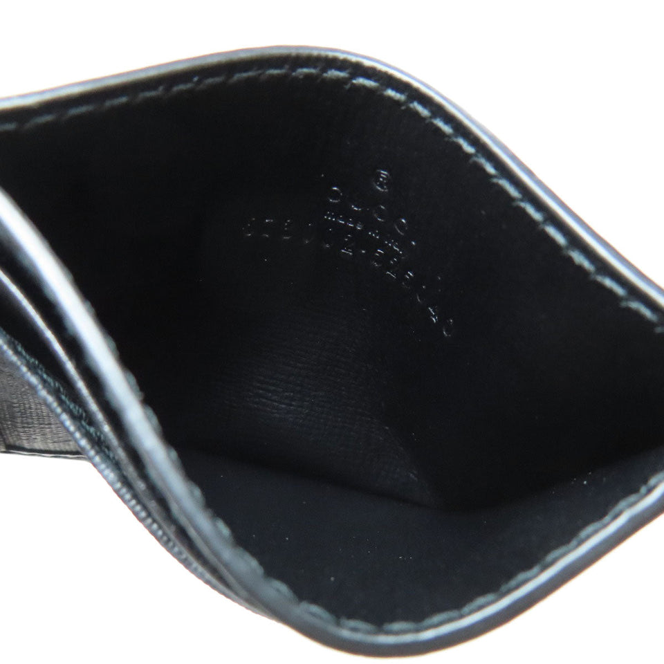 Gucci Card Case 678002 PVC black GG Supreme Women