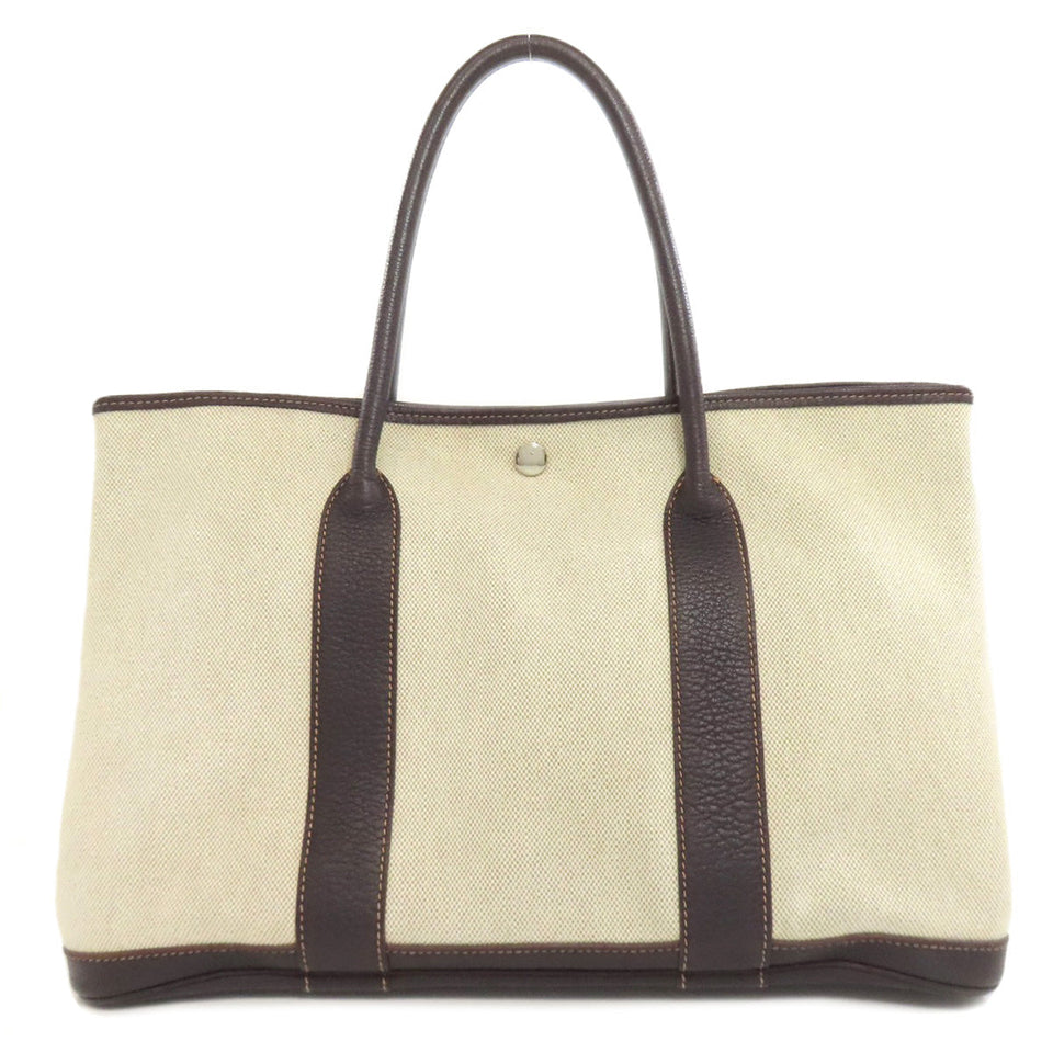 Hermes Tote Bag Tower ash Brown Garden party PM