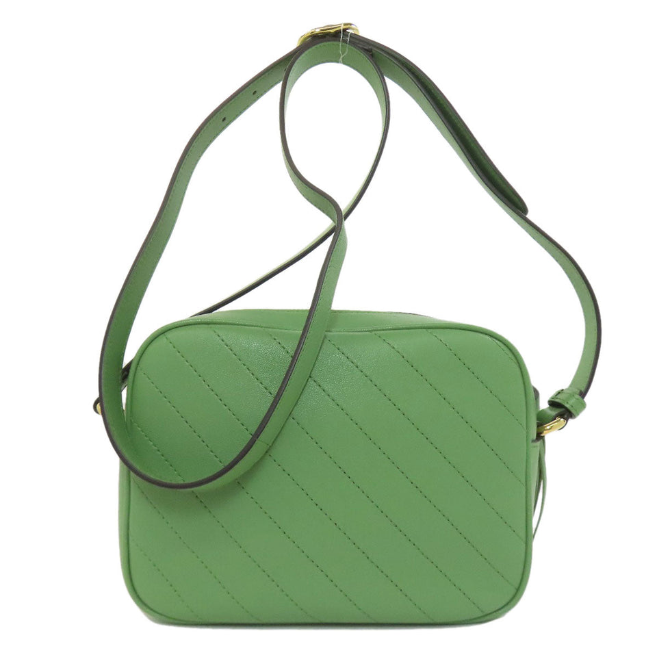 Gucci Shoulder Bag 742360 leather green Blondy Women