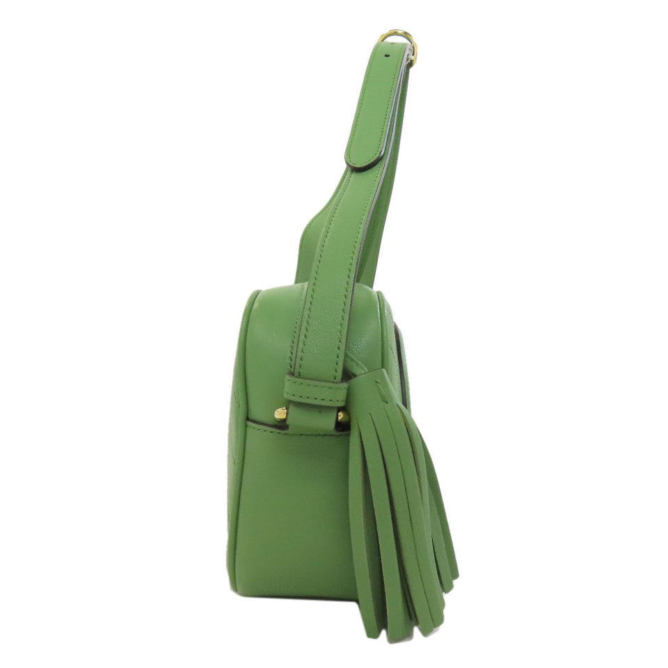 Gucci Shoulder Bag 742360 leather green Blondy Women