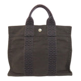 Hermes Handbag canvas gray Her LinePM