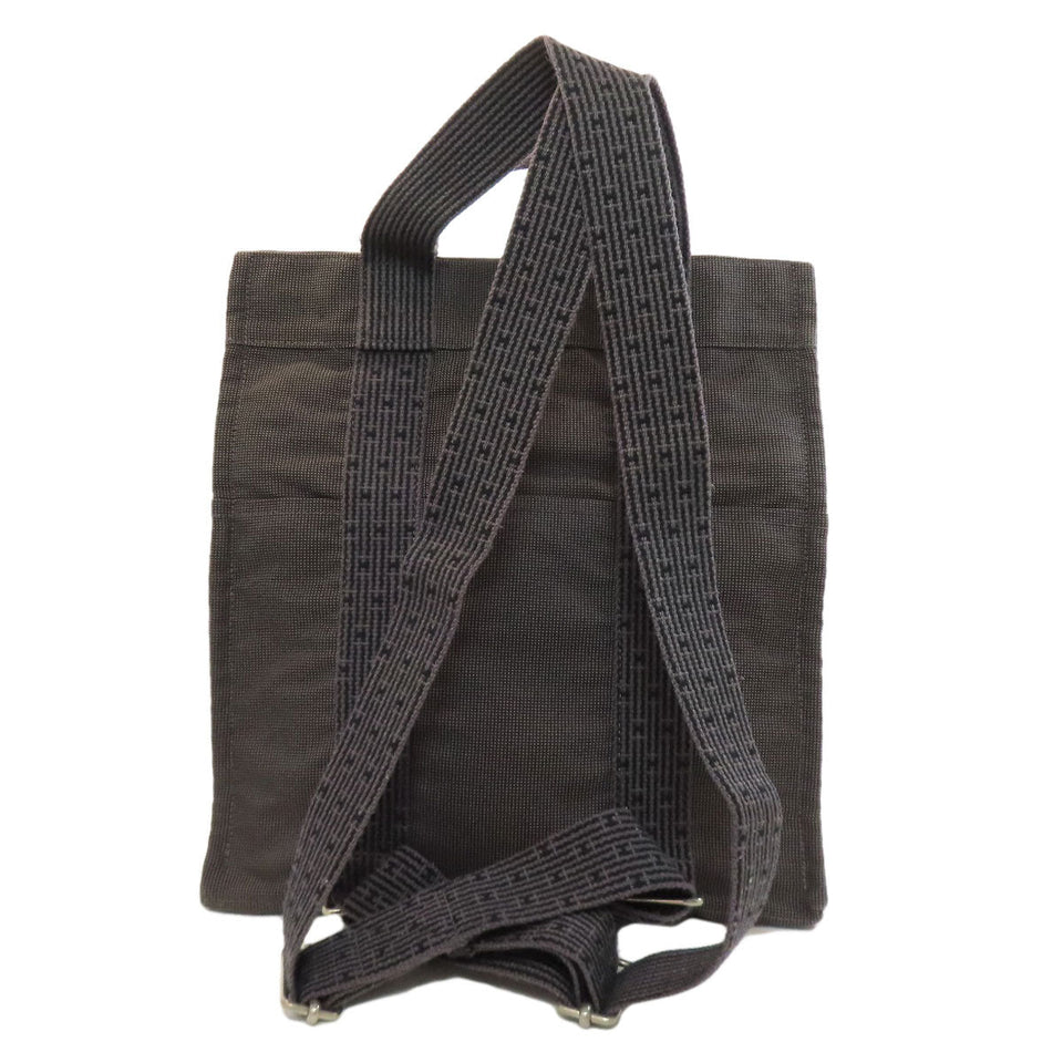 Hermes Backpack canvas gray Her Line ad MM