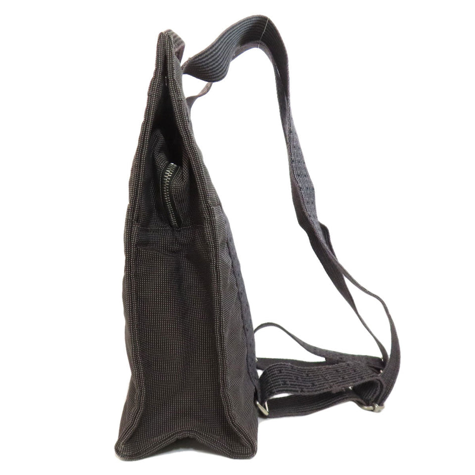 Hermes Backpack canvas gray Her Line ad MM