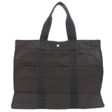 Hermes Tote Bag canvas gray Her LineGM