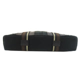 Hermes Tote Bag canvas black Trocha Horizontal Zonal MM