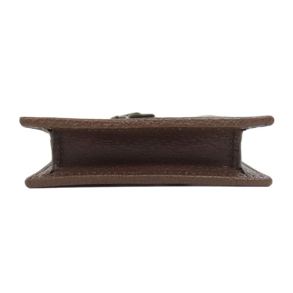 Gucci Accessory pouch 702203 PVC Brown GG Crystal Adidas Collaboration Phone Pouch Women