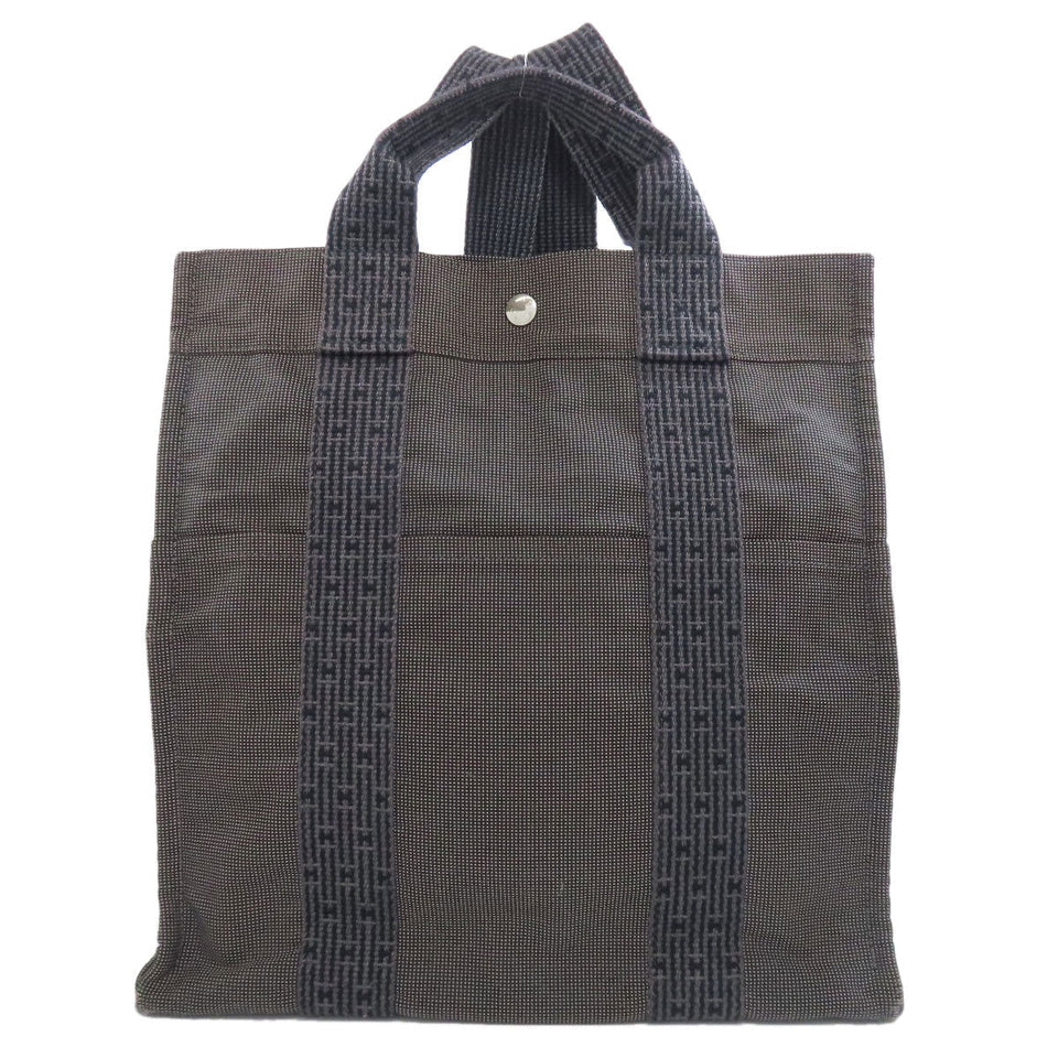 Hermes Backpack canvas gray Her Line ad MM