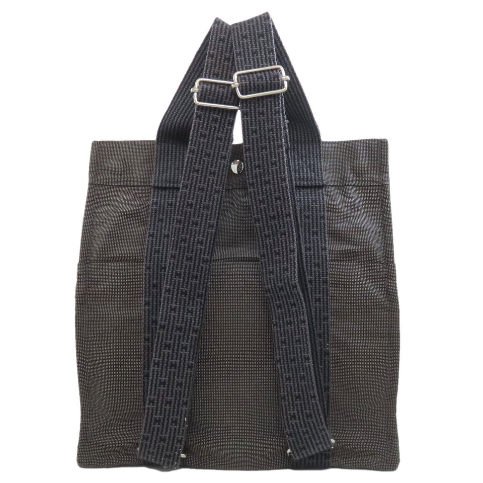 Hermes Backpack canvas gray Her Line ad MM