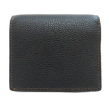 Burberry Bifold Wallet leather black TB logo Women