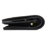 Burberry Bifold Wallet leather black TB logo Women