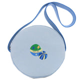 Hermes Shoulder Bag canvas blue Circus Bag Baby Gift Women
