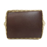 Gucci Handbag 131230 canvas Brown GG Shelly line