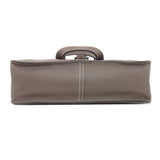 Hermes Handbag Taurillon Clemence Brown Arzan 31 SilverMetal Women