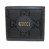 Gucci Bifold Wallet 496334 canvas black Off the grid mens