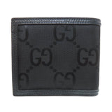 Gucci Bifold Wallet 496334 canvas black Off the grid mens
