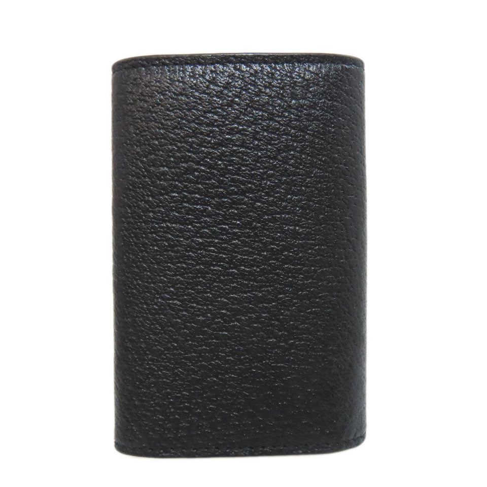 Gucci Key case Key holder  435305 leather black GG Marmont Women