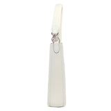 Hermes Shoulder Bag Taurillon Clemence white Evelyn 1 TPM SilverMetal Women