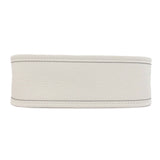 Hermes Shoulder Bag Taurillon Clemence white Evelyn 1 TPM SilverMetal Women