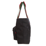 Gucci Tote Bag 802172 Nylon black Large Tote Sherry Line Women