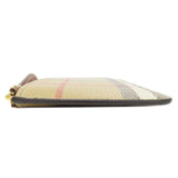 Burberry Coin case leather beige Nova Check