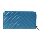 Chanel Chevron Lambskin Long Wallet