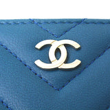 Chanel Chevron Lambskin Long Wallet