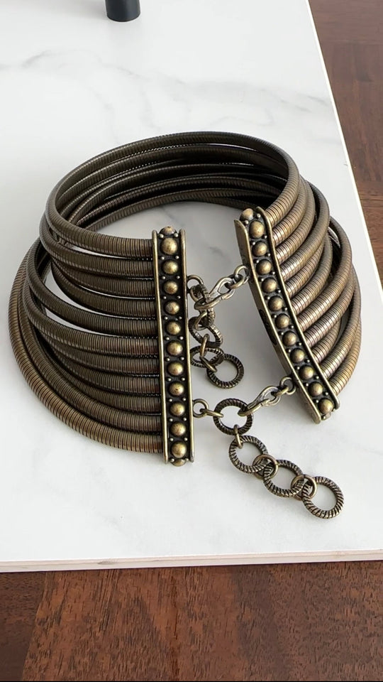 Christian Dior John Galliano Vintage 1997 Masai Choker Necklace