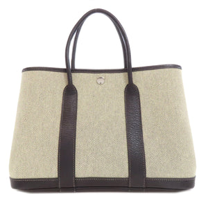 Hermes Handbag Tower ash gray Garden party TPM