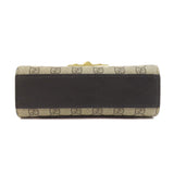 Gucci Shoulder Bag 409487 PVC Brown GG ChainShoulder