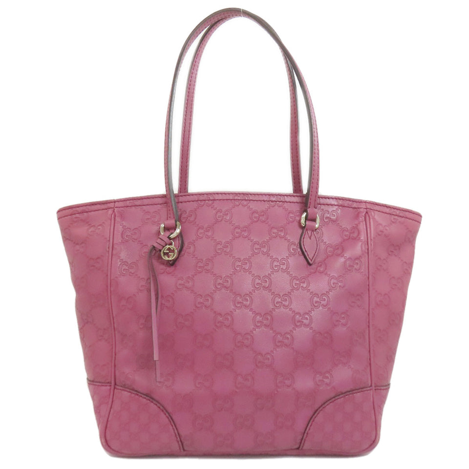 Gucci Handbag 353119 leather pink GG Signature Shima