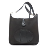 Hermes Shoulder Bag Towar black Evelyn 1 PM SilverMetal