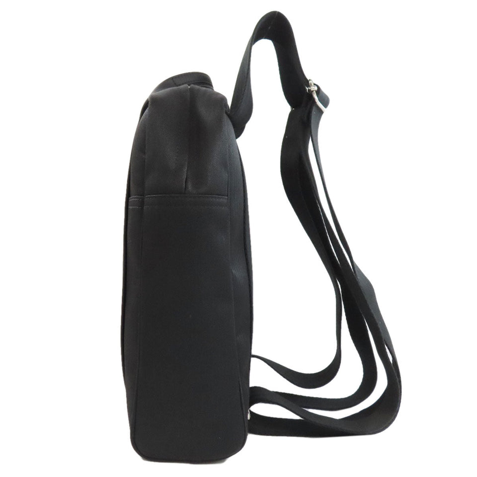 Hermes Backpack Towal chevron black Acapulco Sac A Dos