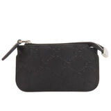 Gucci Coin case 233183 leather black GG Signature Shima