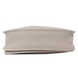 Hermes Shoulder Bag Taurillon Clemence white Evelyn 3 PM SilverMetal