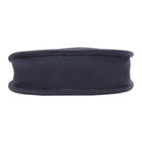 Hermes Shoulder Bag Taurillon Clemence Navy Evelyn TPM Gold Metal