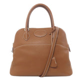 Hermes Handbag Taurillon Clemence gold Bolide 31 Gold SilverMetal